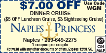 Discount Coupon for Naples Princess Cruise